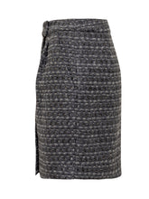 Emporio Armani Grey Tweed Mini Skirt - Emporio Armani | $store$