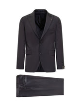 Tagliatore Black Wool Single-Breasted Suit - EXTRA EXCLUSIVE MAN | $store$