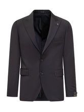 Tagliatore Black Wool Single-Breasted Suit - EXTRA EXCLUSIVE MAN | $store$