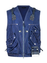 Stone Island Blue Denim Vest - EXTRA EXCLUSIVE MAN | $store$