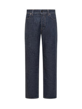 Stone Island Straight Leg Jeans Blue - Fall/Winter 25 | $store$
