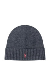 Polo Ralph Lauren Cappello Beanie Grigio con Logo - Accessori Uomo | $store$