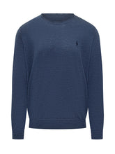 Polo Ralph Lauren Blue Mélange Virgin Wool Sweater - Fall/Winter 25 | $store$