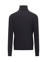Malo Dolcevita Blu in Lana Leggera a Maniche Lunghe - Fall/Winter 25 | $store$