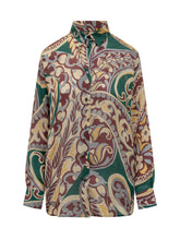 Etro Camicia in Seta con Stampa Paisley Multicolor - Donna | $store$