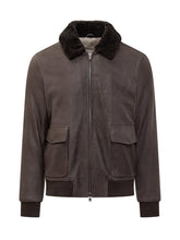 Barba Jacket Leather Jacket with Shearling Collar - Barba Jacket | $store$