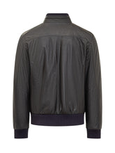 Barba Black Leather Bomber Jacket - Barba Jacket | $store$