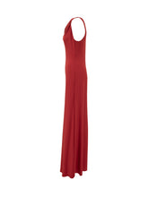 Lauren Ralph Lauren Red Long Dress with Draped - EXTRA EXCLUSIVE WOMAN | $store$