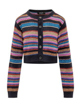 Cardigan Multicolor a Righe DSquared2 - Donna | $store$