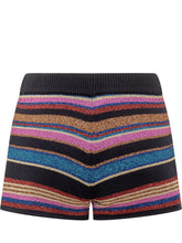 Dsquared2 Shorts a Righe Multicolor con Coulisse - Donna | $store$