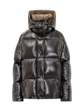 Moncler reversible black and beige down jacket - COLLEZIONE TEAM EC | $store$