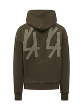 44 Label Group Green Hoodie with Embroidered Logo - 44 Label Group | $store$