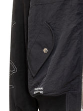 44 Label Group Black Bomber Jacket with Patches and Embroidery - 44 Label Group | $store$