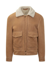 Salvatore Santoro Shearling Jacket with Contrasting Collar - Fall/Winter 25 | $store$