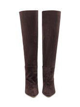 Brown Suede High Boots Roberto Festa - Fall/Winter 25 | $store$