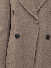 Tory Burch Beige Wool Double-Breasted Coat - EXTRA EXCLUSIVE WOMAN | $store$