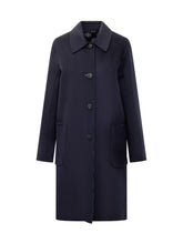 Tory Burch Navy Blue Wool Coat - EXTRA EXCLUSIVE WOMAN | $store$
