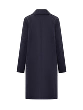 Tory Burch Navy Blue Wool Coat - EXTRA EXCLUSIVE WOMAN | $store$