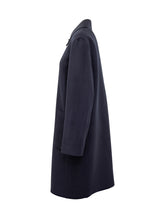 Tory Burch Navy Blue Wool Coat - EXTRA EXCLUSIVE WOMAN | $store$