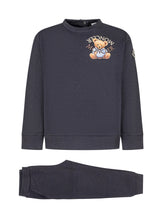 Moncler Kids Blue Set with Embroidered Teddy - EXTRA EXCLUSIVE KIDS | $store$