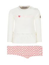 Moncler Kids White and Pink Heart Set - EXTRA EXCLUSIVE KIDS | $store$
