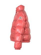 Moncler Kids Pink Down Jacket with Logo - EXTRA EXCLUSIVE KIDS | $store$
