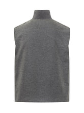 Grey Wool Zip Vest by Jil Sander - EXTRA EXCLUSIVE MAN | $store$