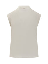Genny Top Senza Maniche a Costine Bianco - COLLEZIONE TEAM EC | $store$
