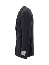 Corneliani Giacca Blu in Lana con Revers Classico - Corneliani Cc Collection | $store$