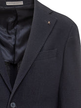 Corneliani Giacca Blu in Lana con Revers Classico - Corneliani Cc Collection | $store$
