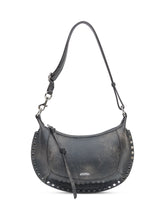 Isabel Marant Borsa Oskan Moon-GD in Pelle Vintage Nera - Donna | $store$