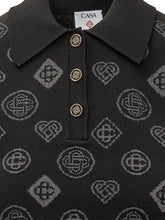 Casablanca Knit Polo with Monogram Pattern - Casablanca | $store$