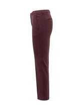 Pantaloni Bordeaux Slim Fit Con Tasche Incotex - Donna | $store$