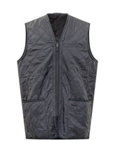 Barbour Gilet Blu Trapuntato con Zip - Barbour | $store$