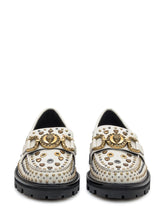 Kurt Geiger White Leather Loafer with Studs - Fall/Winter 25 | $store$