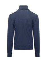Filippo De Laurentiis Blue Wool Turtleneck - Fall/Winter 25 | $store$