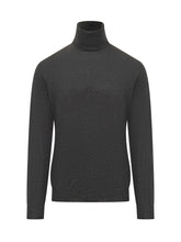 Filippo De Laurentiis Grey Wool Turtleneck - Fall/Winter 25 | $store$