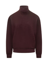 Filippo De Laurentiis Bordeaux Wool Turtleneck Sweater - Fall/Winter 25 | $store$
