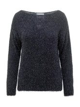 Maglia Alpha Studio in Filato Lurex Nero - Alpha Studio | $store$