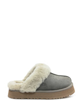 UGG Pantofole W Disquette in Shearling Grigio - Donna | $store$