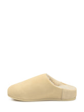 UGG Pantofole in Suede Beige con Interno in Shearling - Donna | $store$
