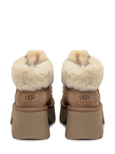 UGG Stivaletti Platform in Suede con Shearling Beige - Donna | $store$