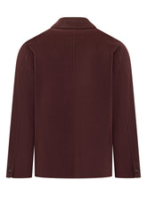 Amaranto Burgundy Wool Jacket with Pockets - Amaranto | $store$