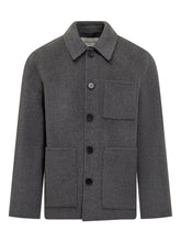 Amaranto Grey Wool Jacket with Pockets - Amaranto | $store$