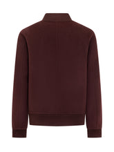 Amaranto Wool Bomber Jacket with Zip - Amaranto | $store$