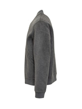 Amaranto Grey Wool Jacket with Zip - Amaranto | $store$