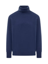 Amaranto Blue Wool Turtleneck - Amaranto | $store$