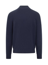Amaranto Blue Wool Turtleneck Sweater - Amaranto | $store$