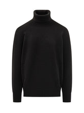 Amaranto Black Wool Turtleneck - Amaranto | $store$