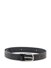 Cintura in Pelle Incisa Orciani con Borchie e Fibbia in Metallo - EXTRA EXCLUSIVE MAN | $store$